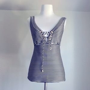 Land’s End Beautiful Stripes Tankini